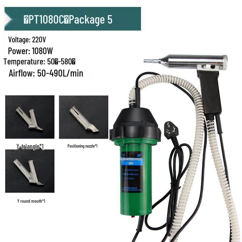 1080W nastavitelná teplota plastová svářečka pro opravy nárazníků a podlah