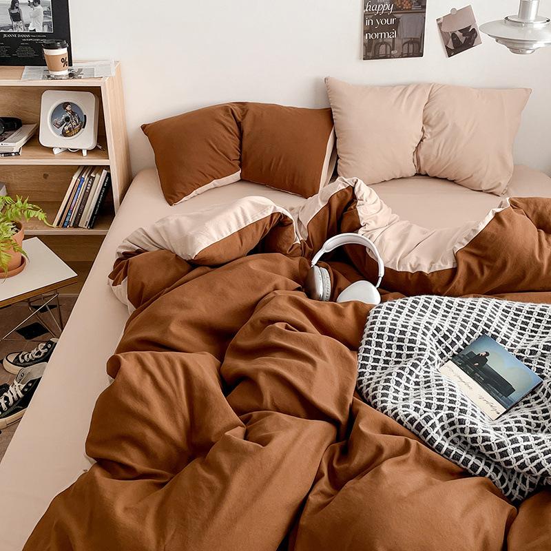 

Класс А Материнский и младенческий класс Раскрашиваемая кровать Четырехкомпонентный пододеяльник Студенческая простыня Дом 3шт Набор Фабрика 1.5 bed sheet 4pc quilt-150x200