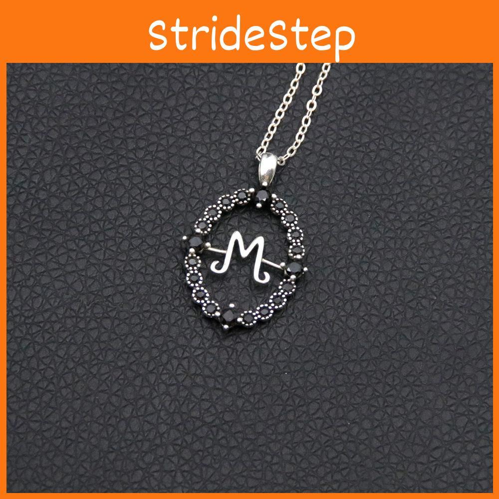 Addams Family The Letter M Necklace Jewelry Halloween Pendant Gifts