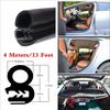 For Peugeot 5008 4 Meters Car Rubber Car Door Seal Weatherstrip steel belt Weatherstripping Soundproof Waterproof Seal Kit