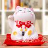 4,5 Inch Keramische Maneki Neko Gelukskat Spaarpot Muntpot Huisdecoratie Ornament FENG SHUI Beeldje