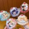 Pudding Cup PVC Badge Ornaments for Girls Desktop Decoration 75mm Badge Holder Anime Badges Display Japan Style Kawaii Design