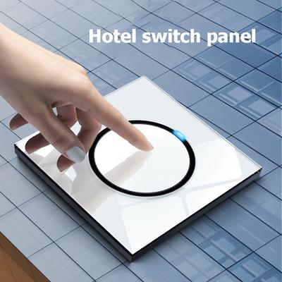 Hotell Switch Panel Switch Vägg Glas Wifi