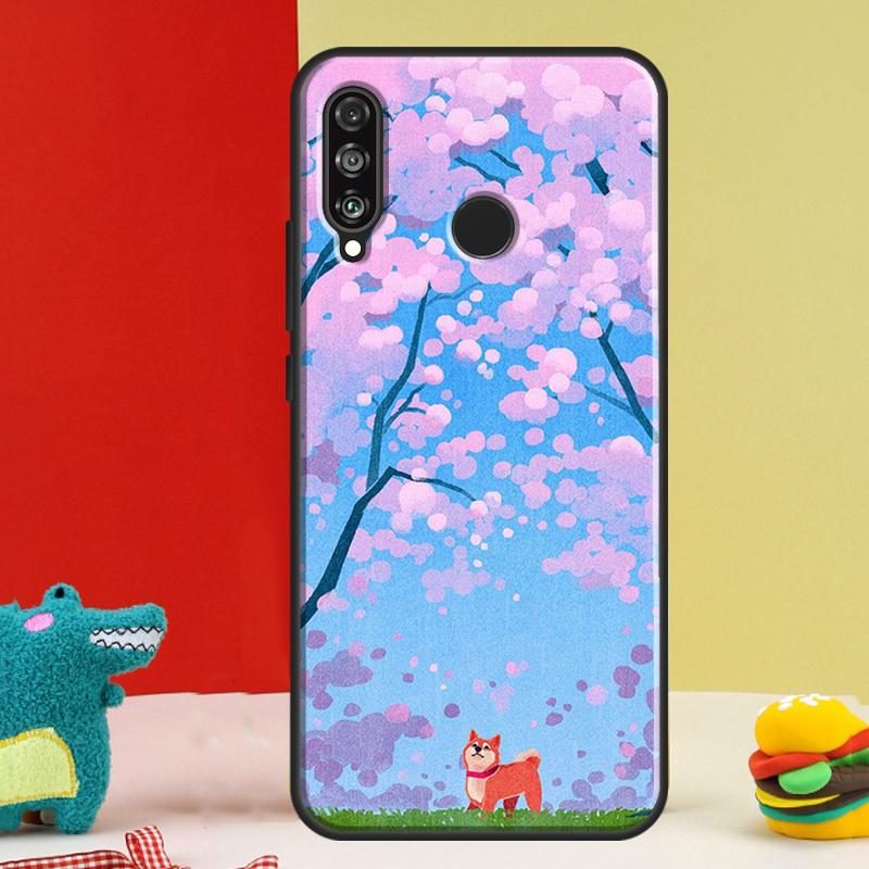 Animal Shiba Inu Dog For Huawei P30 Pro P60 P50 P20 P40 P Smart Nova 9 5T Honor Magic 5 Lite X8 X9 a 50 70 Case