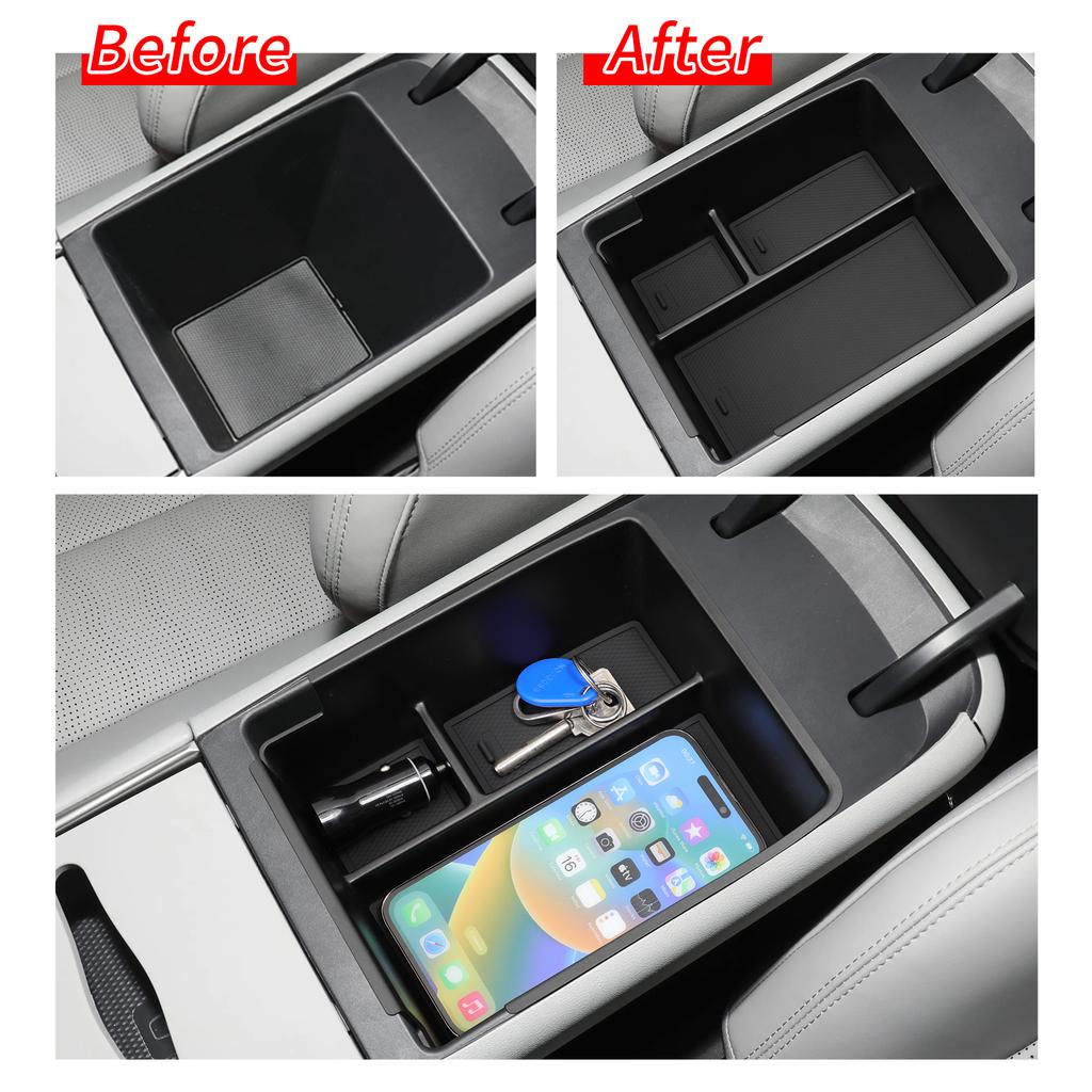 For BYD Sealion 05 EV 2025 2026 (no with Cool Box) Central Armrest Storage Box Car Tray ABS Organizer Tidying Accessories