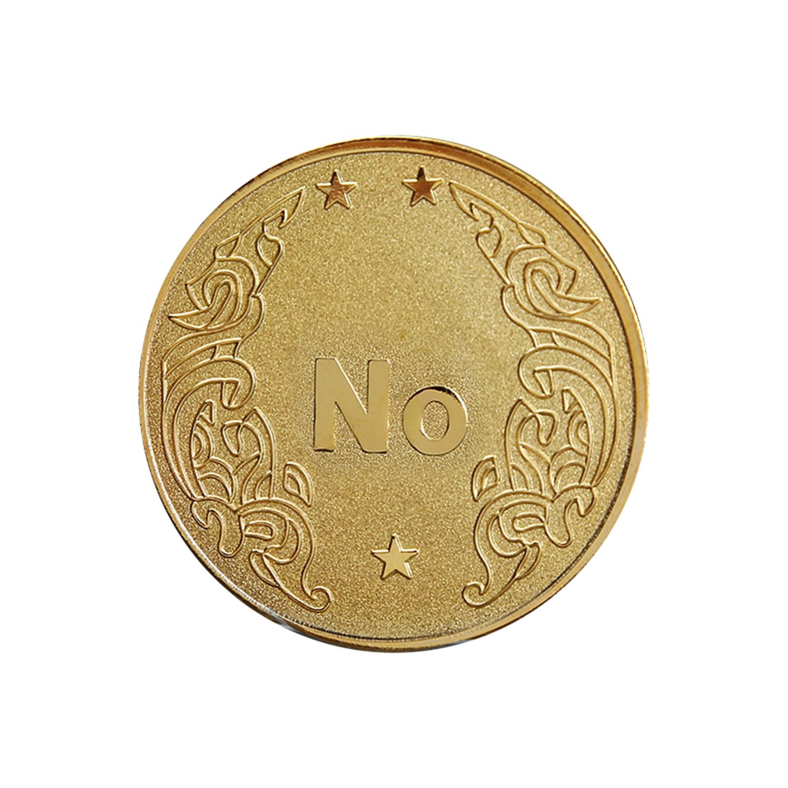 

Памятный значок с надписью «ДА или НЕТ», двухстороннее тиснение, коллекция монет, брелок для сбора монет