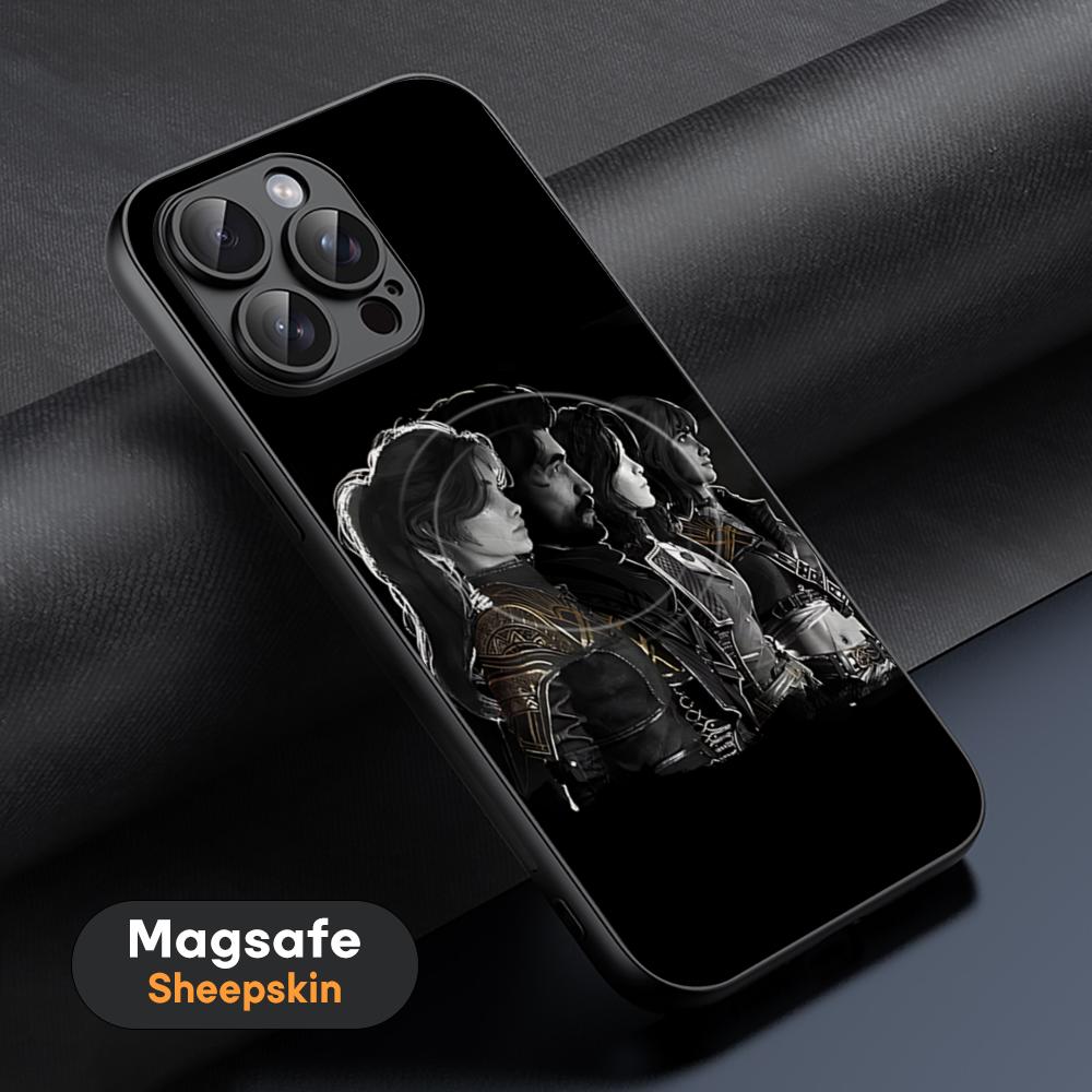 Clair Obscur Expedition 33 Hot Game Phone Case For iPhone 16 15 14 13 12 11 Plus Pro Max  High-end Luxury Magsafe Sheepskin