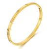 Fashion Women's Bracelet Custom Jewelry No Tarnish Waterproof Stainless Steel Minimalist Exquisite Zircon Versatile Bangle