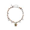 Boho Kpop Colorful Irregular Natural Stone Hollow Star Pendant Choker Necklace Women Goth Beads Chain Y2K Jewelry Accessorie New