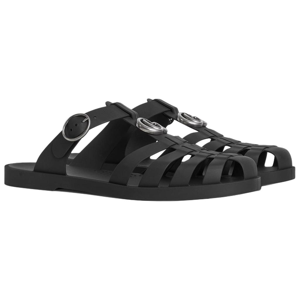 Gucci Mule 'Double G - Black' 812582 J8700 1000