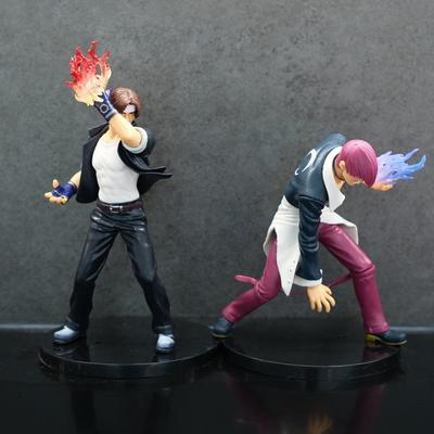 18cm The King of Fighters '98 SNK Anime Figur Kyo Kusanagi Iori Yagami Actionfiguren Arcade-Spiel Zubehör PVC Modell Spielzeug Geschenk