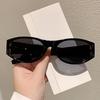 Trend Oval Sunglasses Women New Fashion Luxury Brand Design Y2K Sun Glasses Ladies Classic Punk Big Frame Goggle Eyewear UV400