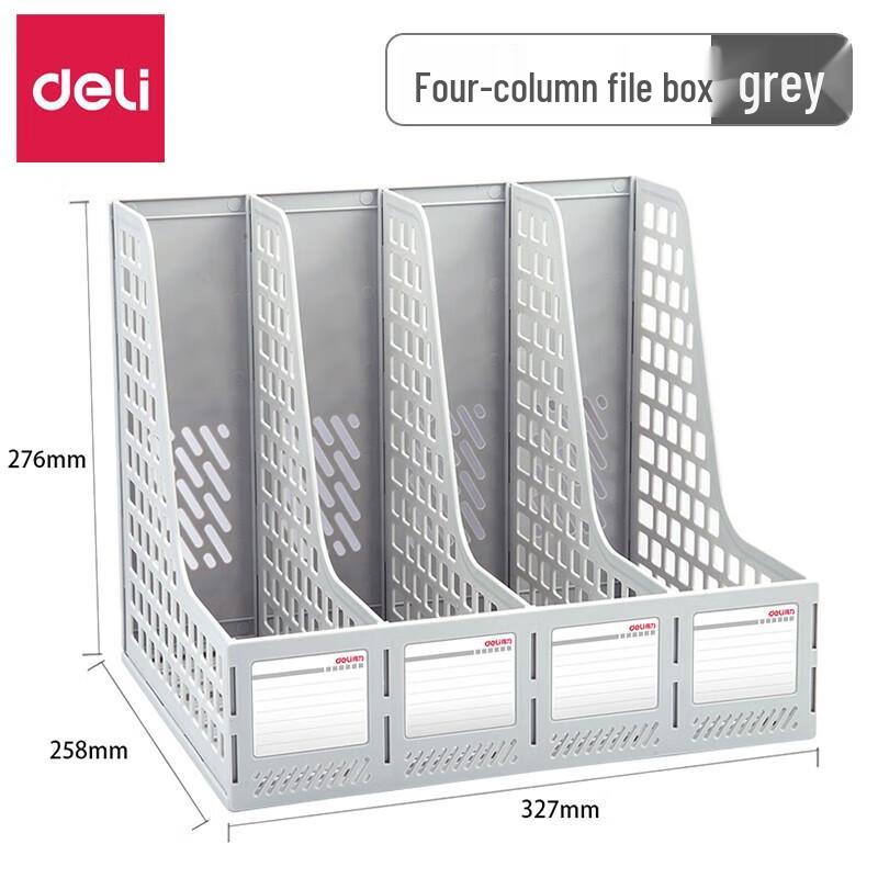 Deli 33777 Plastic Desktop File Organizer