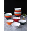 ZISIZ Nordic Style Melamine Noodle Bowl
