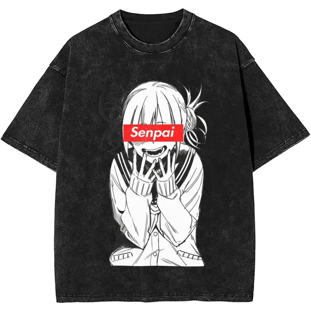 My Hero Academia Himiko Toga "Bloodlust" Vintage Washed Oversized T-Shirt | Unisex Anime Streetwear Tee