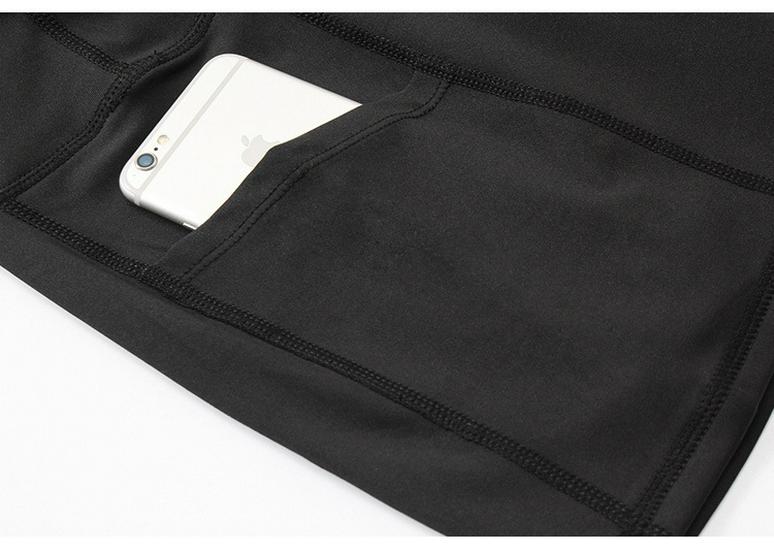 Women's Quick-Dry High-Waisted Yoga Capri Pants with Pockets, Stretchy, Tight-Fit, Ideal for Training and Running