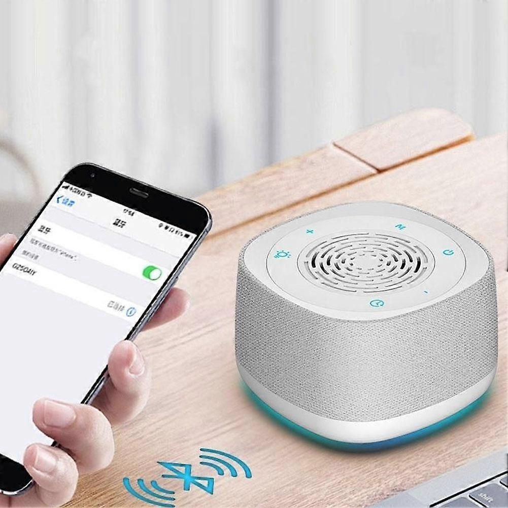 Mini White Noise Bluetooth Speaker Sleep Aid Speaker Breathing Light Rgb