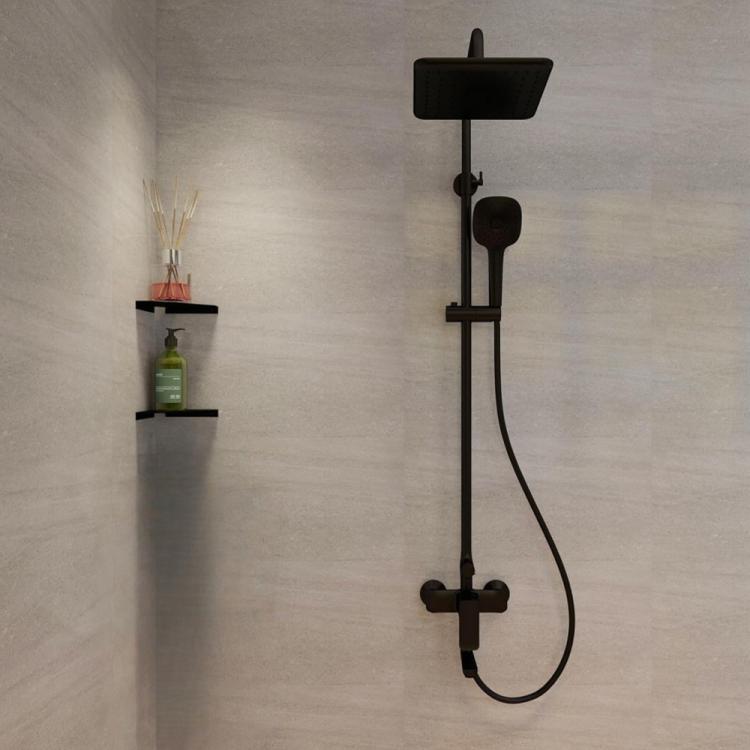 Wall-Mounted Acrylic Corner Shelf Triangular Storage Rack