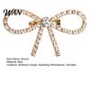 Oxidation-proof Pin Bowknot Design Brooch for Women, Faux Pearl Rhinestones Inlaid Lapel Jewelry Pin, Versatile Accessory Sweaters Collars Hats