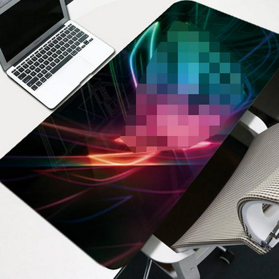 LOL Chicken Eating Gaming Mouse Pad with Shortcut Keys - Large Desk Pad for Office or Internet Cafe, Customizable Gift