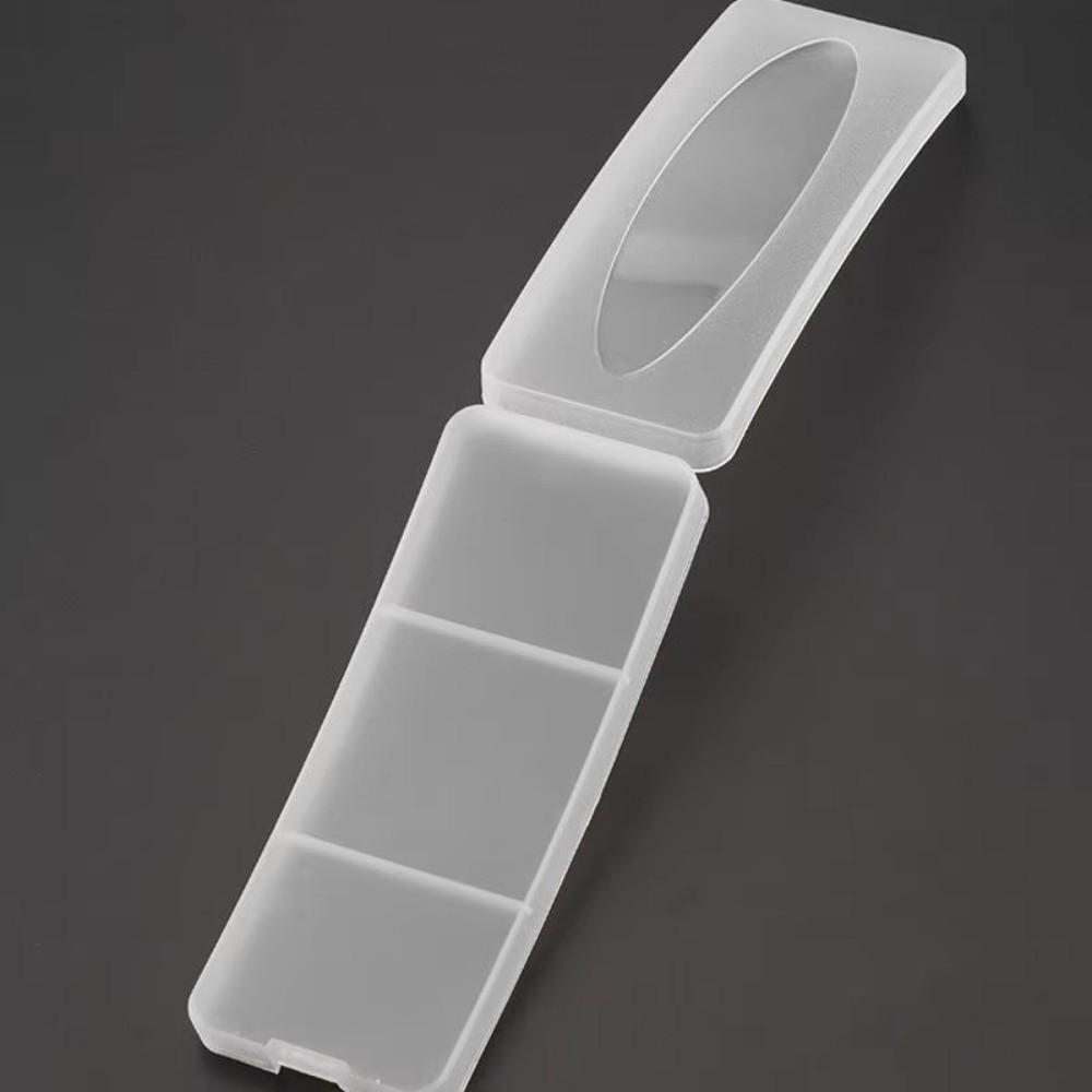 Portable Transparent Glasses Case Hard Plastic Frosted Glasses Storage Eyeglasses Case for Travel Daily