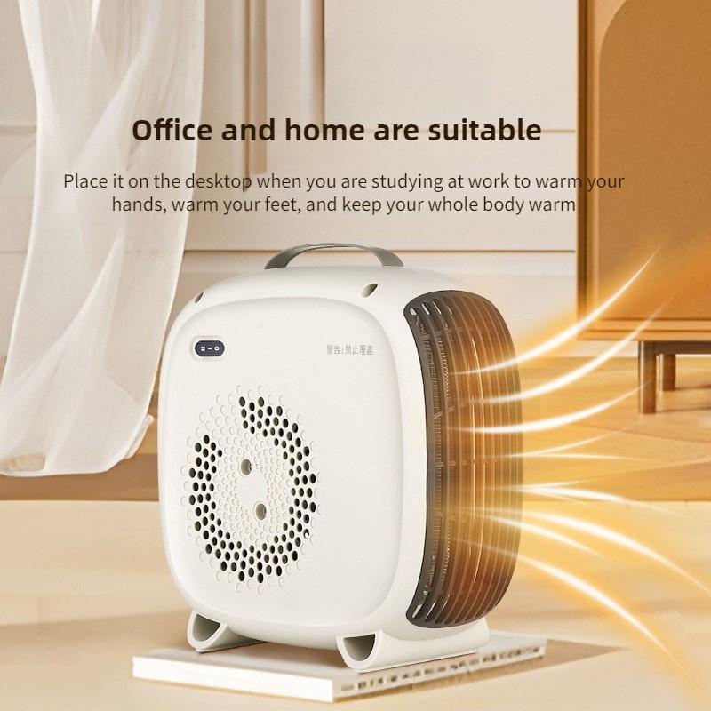 2000W High Power Electric Heater Household Desktop Fast Heating Warm Air Blower Bedroom Small Portable Heating Machine