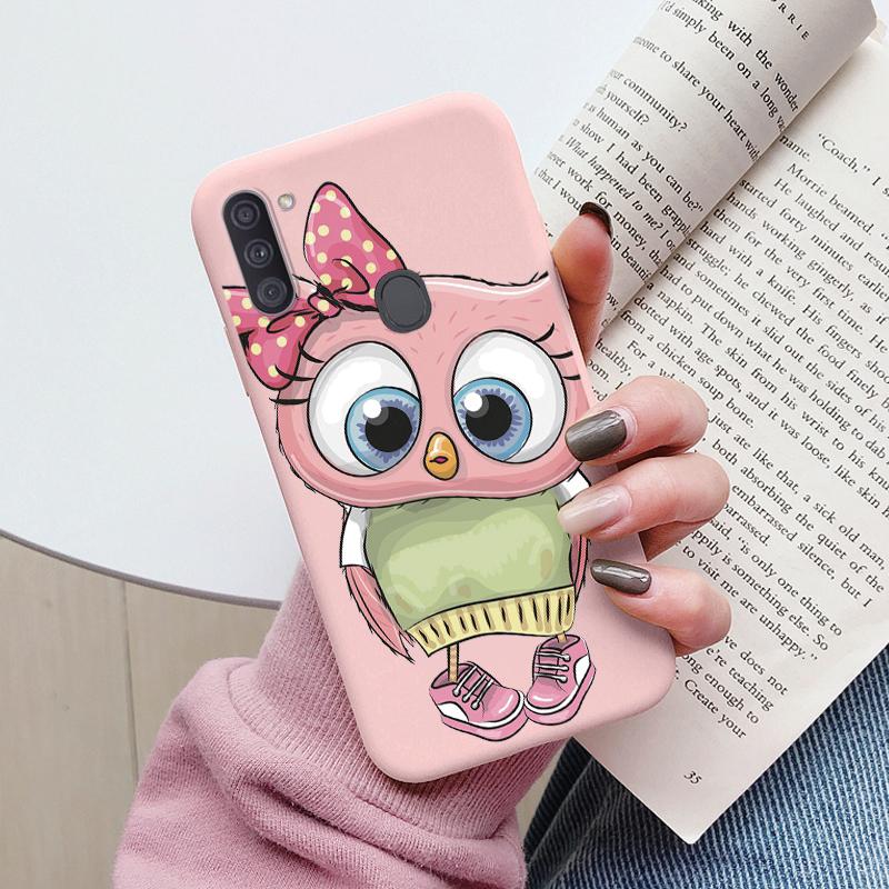 Soft Case For Samsung Galaxy A11 M11 Phone Cover Cute Flowers Butterfly Fundas TPU Coque For Samsung A11 A 11 M GalaxyA11 Bumper