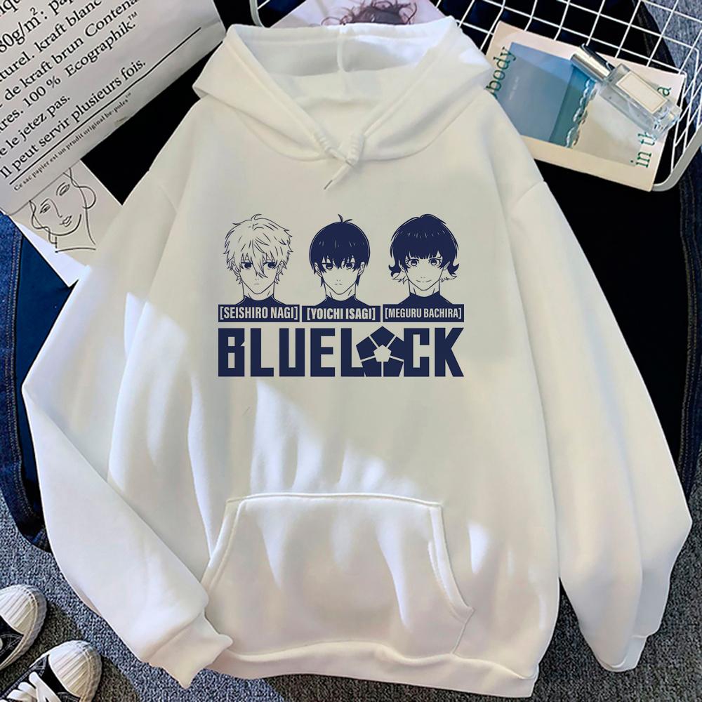 Blue Lock Hoodies Women Unisex Sweat Y2k Winter  Clothing Sweatshirts Female Fleece Clothing