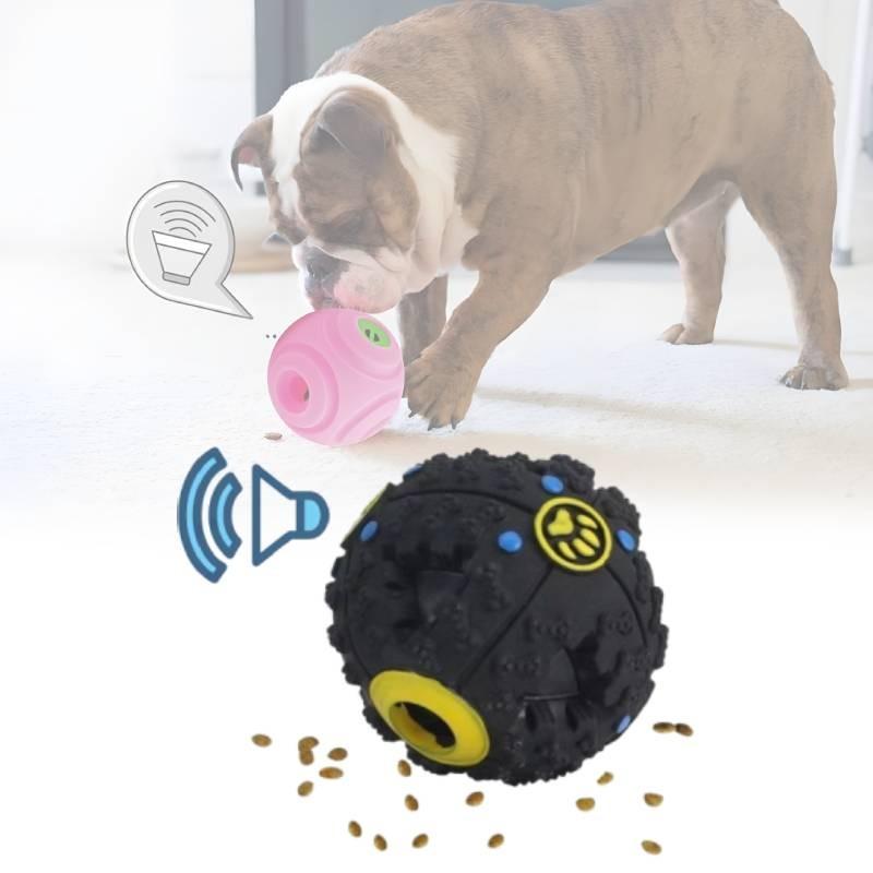 Toy Called Pet Leaky Food Ball Fun Play Plastic Gnawing Teeth Grinding Cleaning