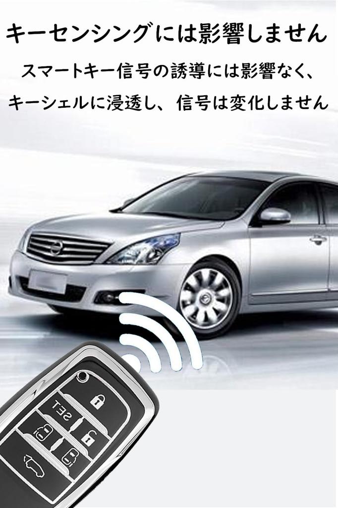 Toyota Key Case, Key Holder, Key Cover, Key Protection, Compatible with Toyota Alphard 30