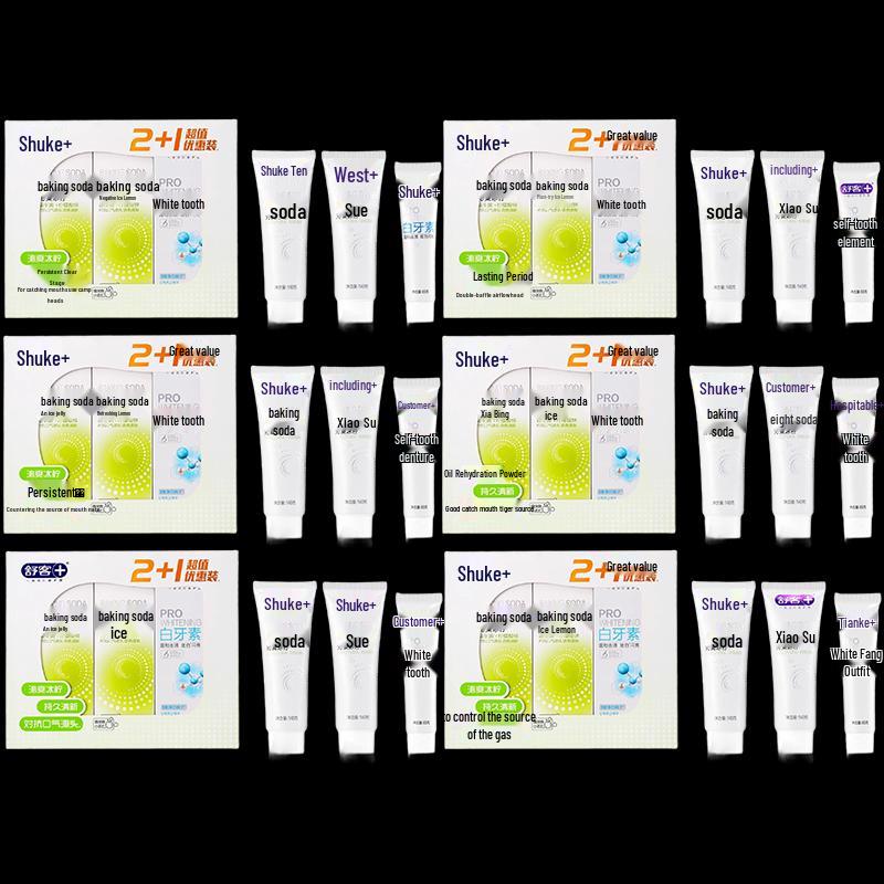 

Saky Baking Soda Toothpaste - Refreshing Iced Lemon (6-Tube Value Pack)