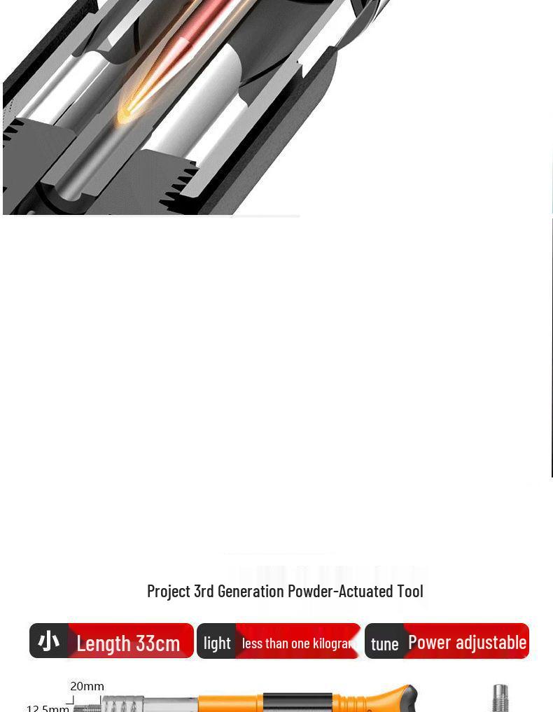 Mini Ceiling Duct Air Conditioner Fastener Nail Gun
