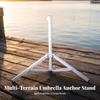 Fishing Umbrella Base Stable Triangular Stand Heavy-Duty for Beach