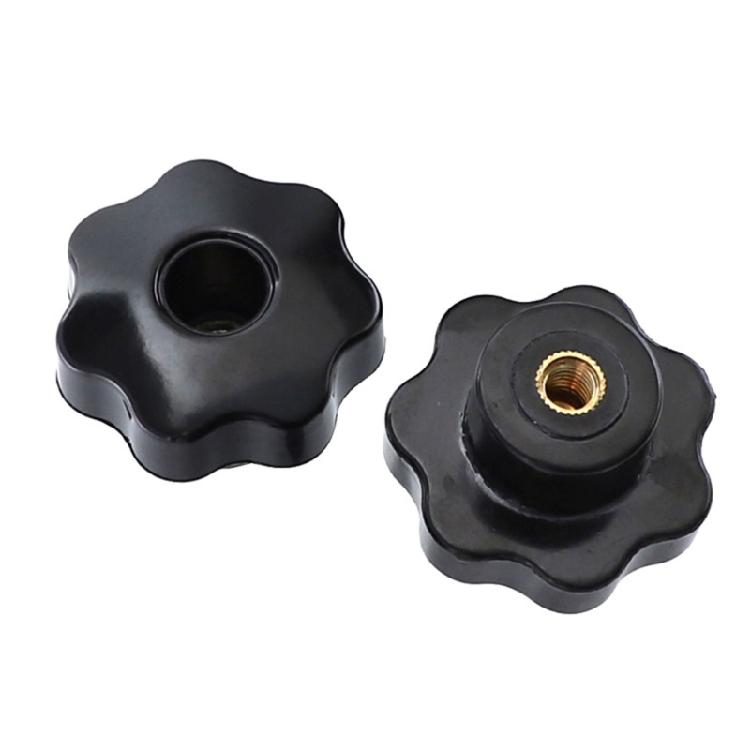 10pcs/set Hand Tighten Nuts Handle Thread Star Mechanical Thumb Nuts Plastic