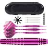 Soft Tip Darts Set PET Flight Aluminum Darts Shafts Brass Barrels Plastic Tip with Storage Box for Professional Beginner