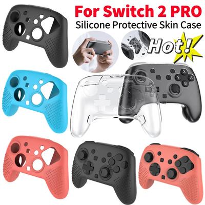Silicone Protective Skin Case For Nintendo Switch 2 Pro Controller Rubber Shell Skin Protection Cover For NS2 Pro Game Accessory