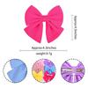 2 Pcs/lot Cute Solid Cotton Hair Bows With Clip For Girls Hair Clips Handmade Hairpins Barrettes Headwear Kids Hair Accessories