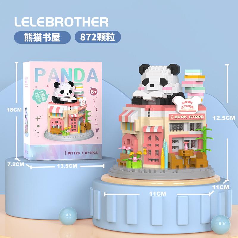 Kawaii Micro Building Blocks Toys for Children 5 To 7 Years Old Mini Panda Block Diamond Blocks Games Child Assembled Bricks Toy