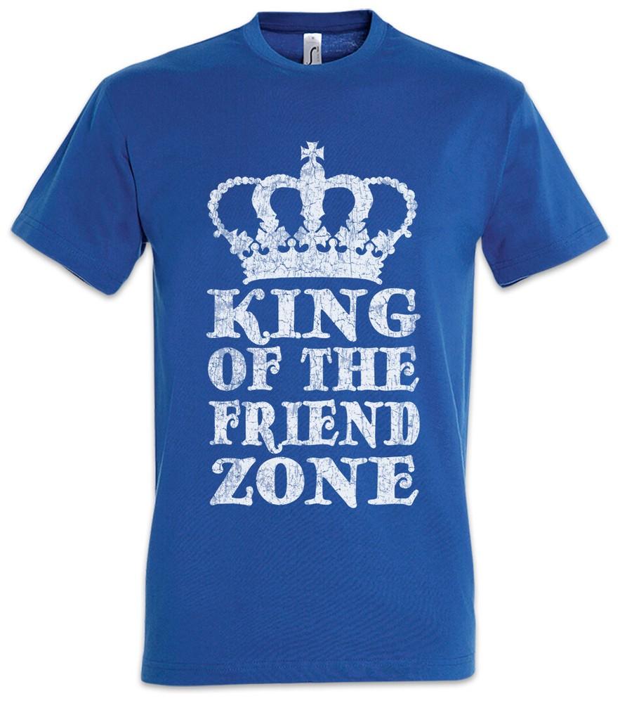 King Of The Friend Zone T-Shirt End Zone Friendship Pays Off Fun Single Forever