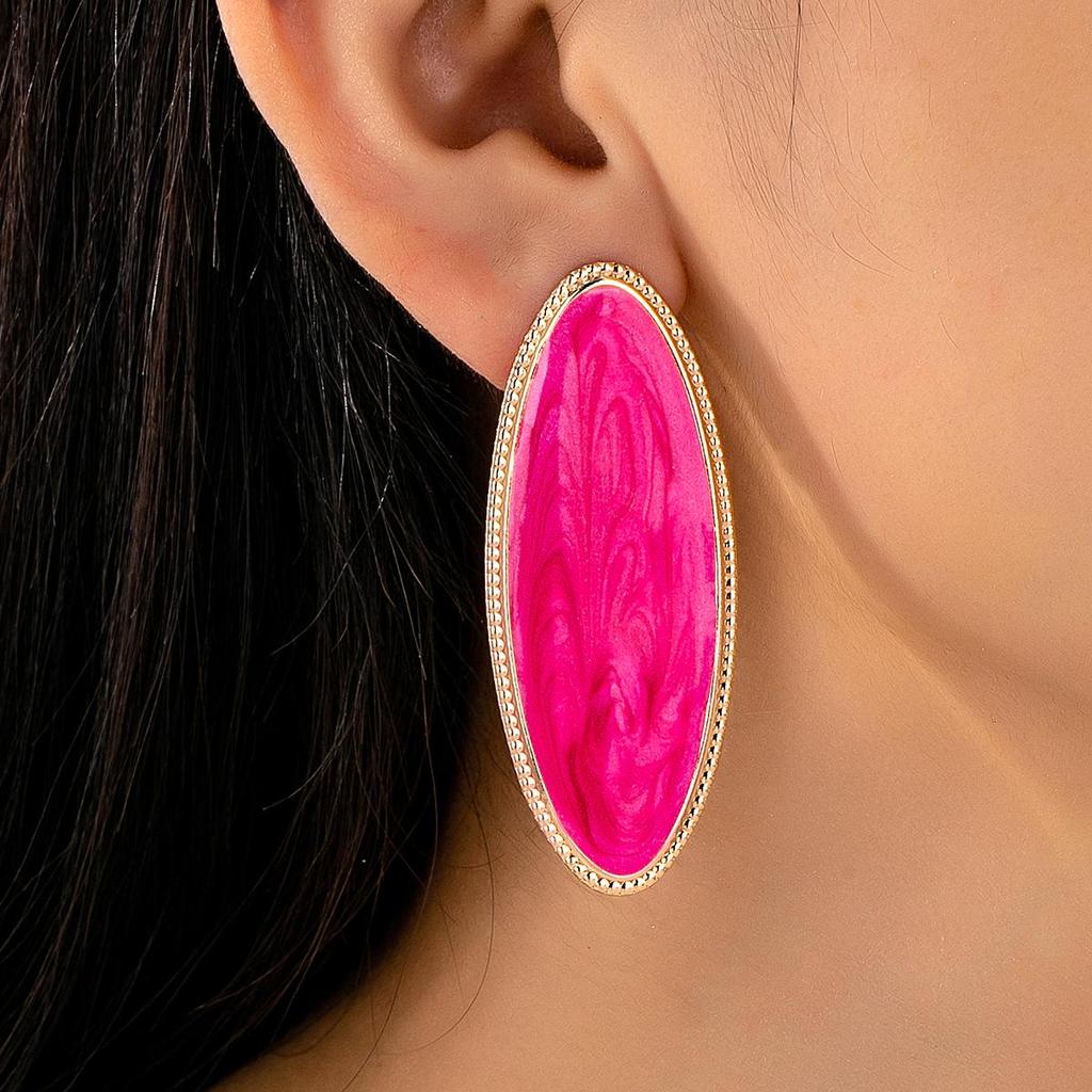 Retro Trendy Evropské a Americké Univerzální Dámské Módní Náušnice