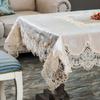 Luxury Lace Velvet Tablecloth Rectangular Soft Square Coffee Dining Table Cover Party Solid Color Kitchen Home Decor European