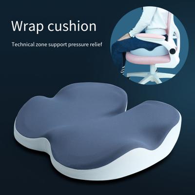 Ergonomiczna poduszka na pośladki, poduszka na siedzenie na hemoroidy, nie jest przeciążona, łagodząca nacisk na kość ogonową, pianka memory foam, miękka