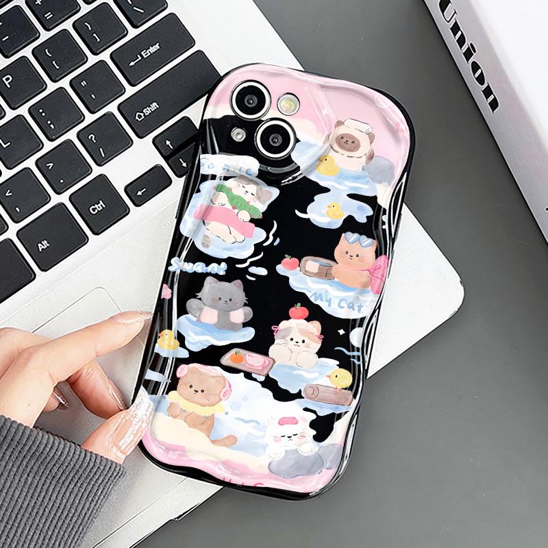 Чехол для телефона iPhone 11 13 12 14 15 16 XR XS Pro Max 7 8 Plus Samsung A55 A15 Redmi note 13 12 OPPO A18 A16 Vivo Y17S V27 Honor 9 10 Infinix 40 30