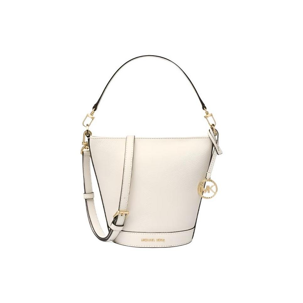 

Michael Kors MK Townsend Leather Crossbody Bag Small Women Bags Light-Cream 32R4G10C5L-289 Basic Set (Bag+Dust Bag)