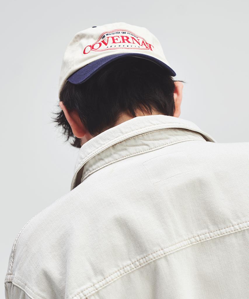 COVERNAT [Cozy Fit] Vintage Ball Cap Ivory