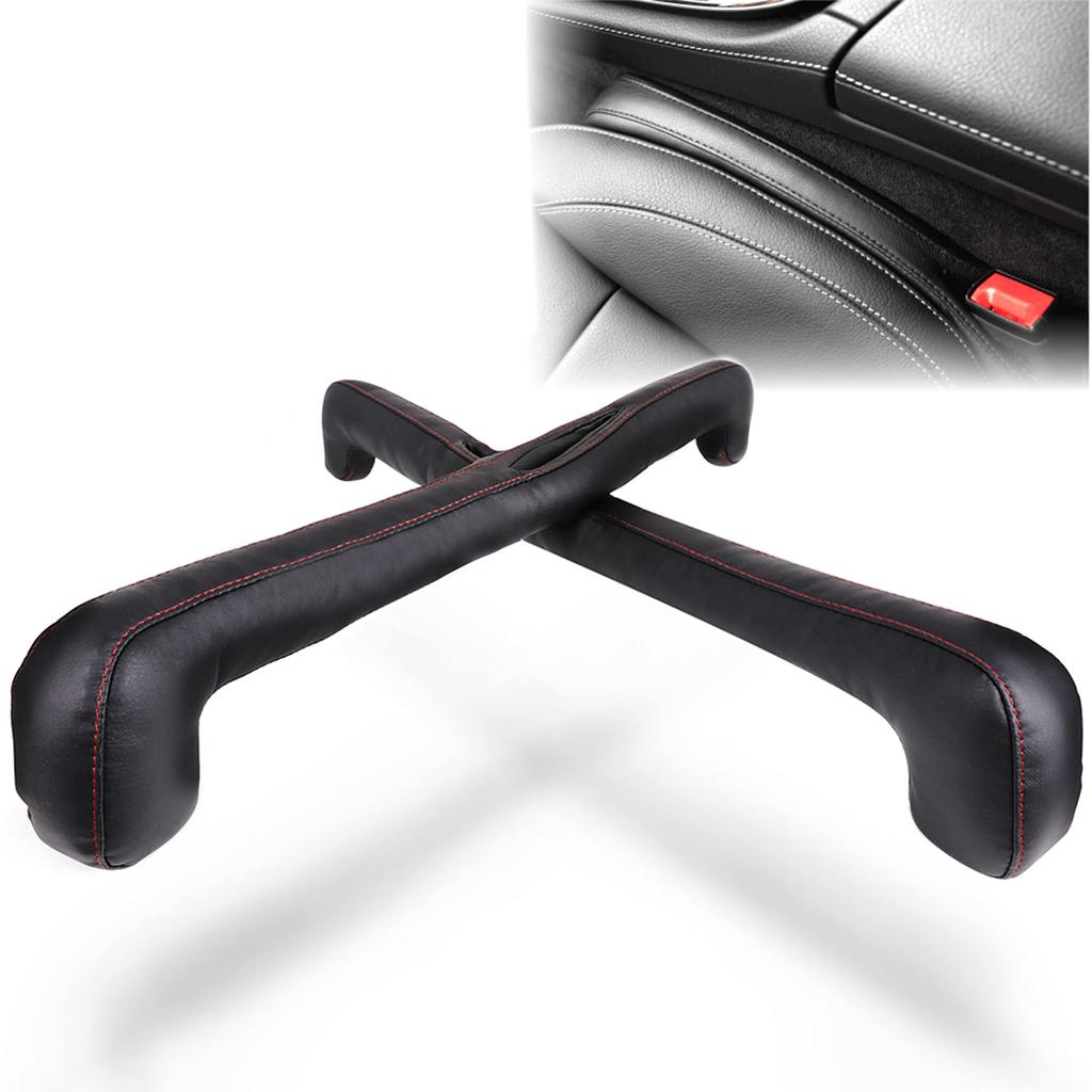 Aurax Car Gap Seat Console Gap Double Head Seat Side Seat Pad Leather Car Convenient Fits Fit Driver and Passenger Set of 2 Filler, Filler, Type,