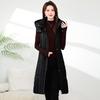Autumn and winter new down cotton vest women wear medium and long over the knee waist medium vest jacket thick
