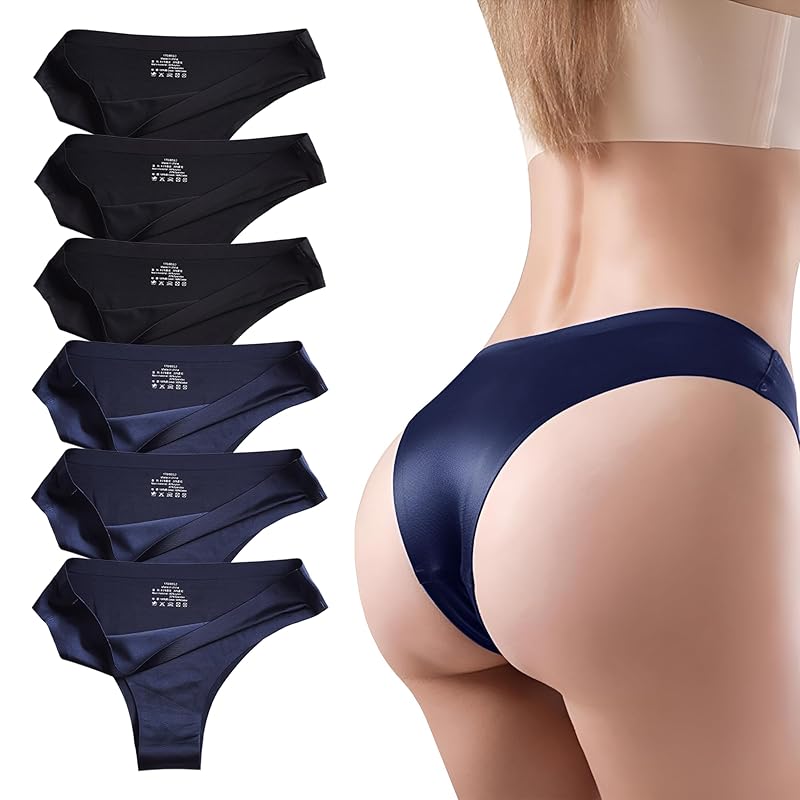 

[CM Tech] shorts ladies [Set of 6 discs] brazilian cut seamless cute T back bikini sexy underwear High breathability elasticity pants deodorant