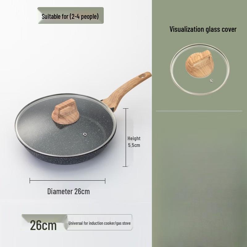 Wutuo 26cm Die-Cast Frying Pan for Steak