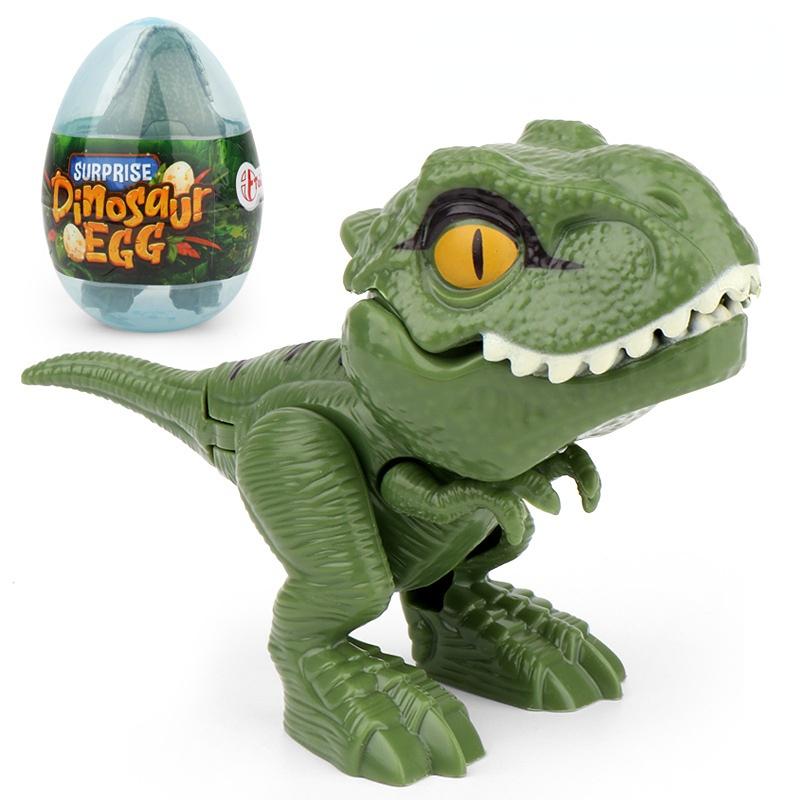 Finger Dinosaur Egg Toys For Kids Simulation Biting Hand Movable Joints Jurassic Dino Model Tricky Toy Creative Birthday Gifts